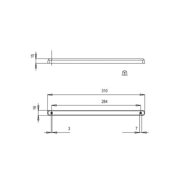 Jokon® Zusatzbremsleuchte ZHBL weiß ~ 140/158