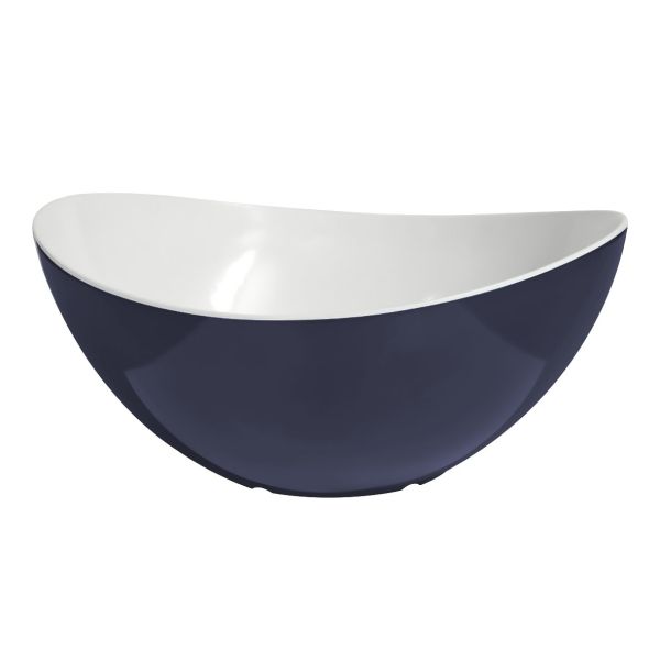 Gimex® Salatschüssel Solid Line, blau weiß ~ 551/195