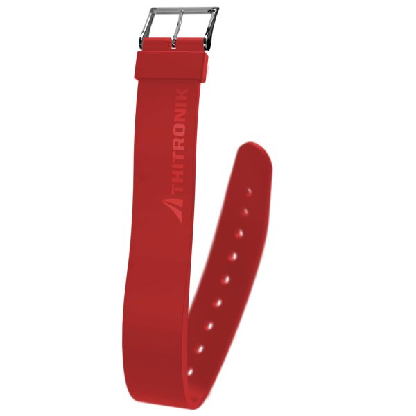 THITRONIK NFC-Silikonarmband KeyStrap, Größe M, rot ~ 214/132