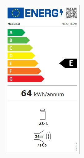 Mobicool ME27, 12 / 230 Volt, EEK: E ~ 32 102