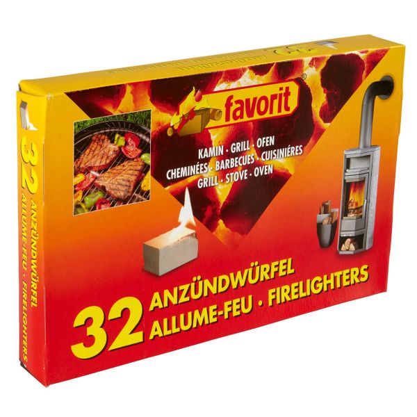 Till® Grill und Kaminanzünder, 32 Würfel ~ 350/121