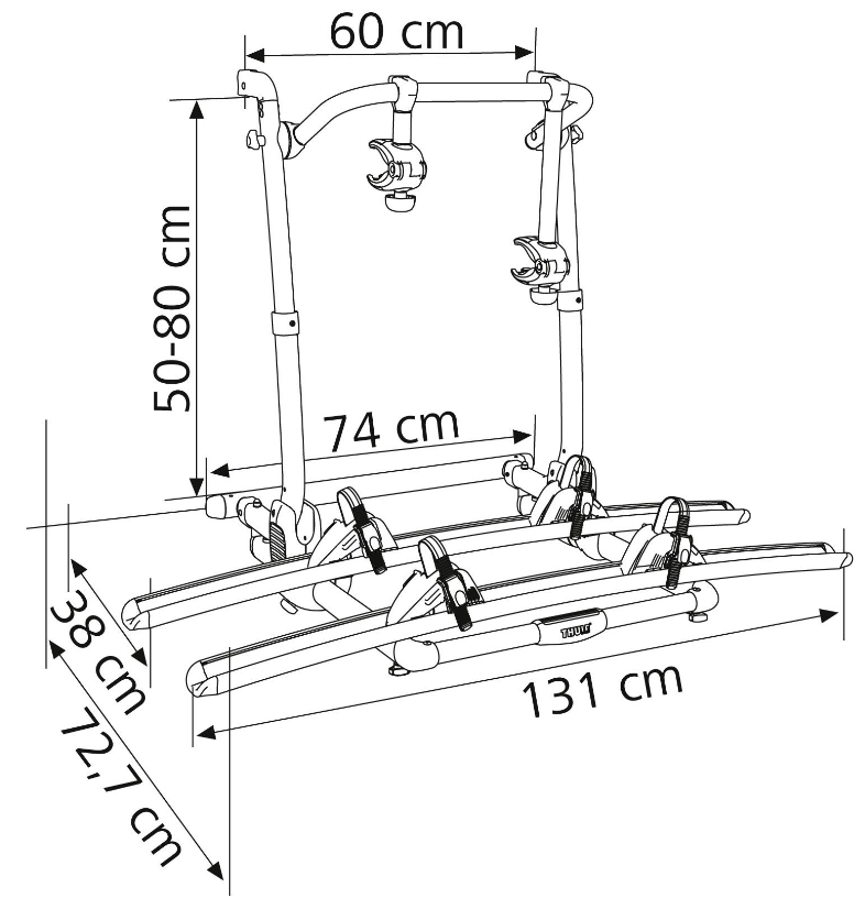 Thule® Fahrradträger Thule Excellent Short Version  ~ 89 447