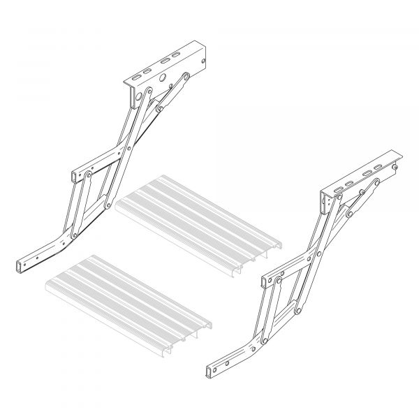 Thule® Schere links, für Thule Double Step 12V ~ B-649700