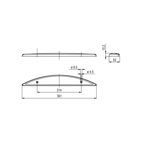 Jokon® Zusatzbremsleuchte ZHBL 25 ~ 140/159