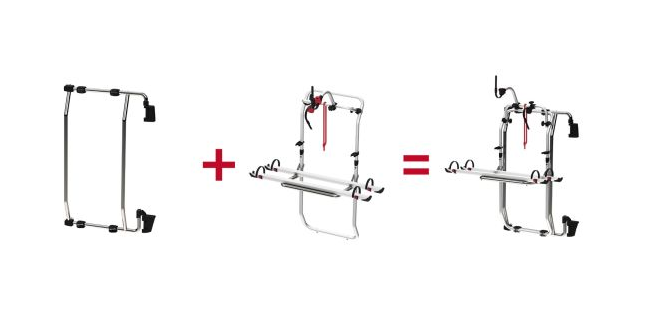 Fiamma® Kit Frame Carry-Bike Frame Fiat Ducato ab 06/2006, silber ~ 136/271