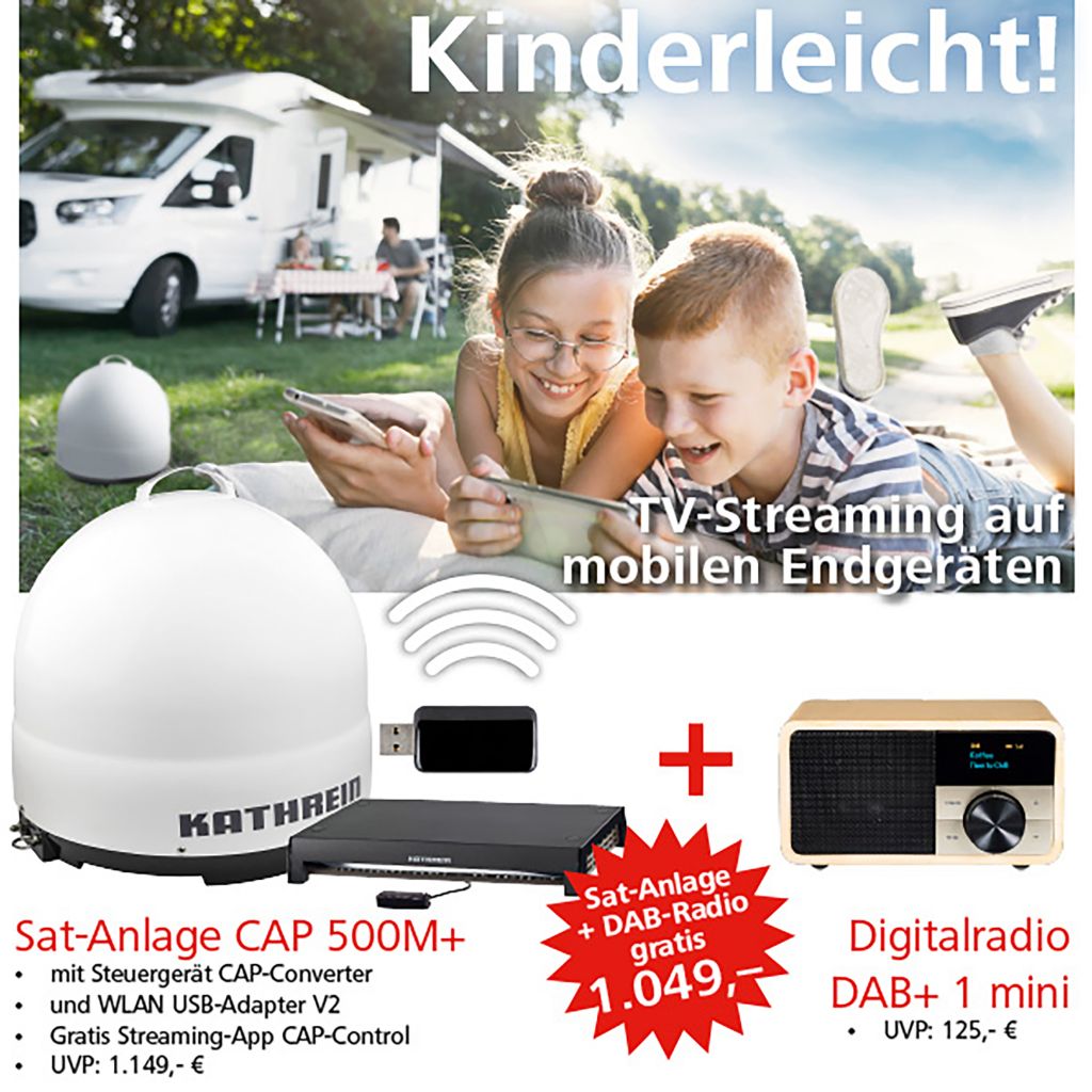 Kathrein Sat-Anlage CAP 500M+ inkl. Digitalradio DAB+ 1 mini ~ 71 154